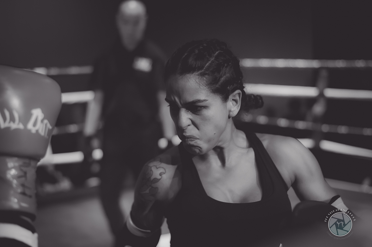 Intense fight moment — raw focus